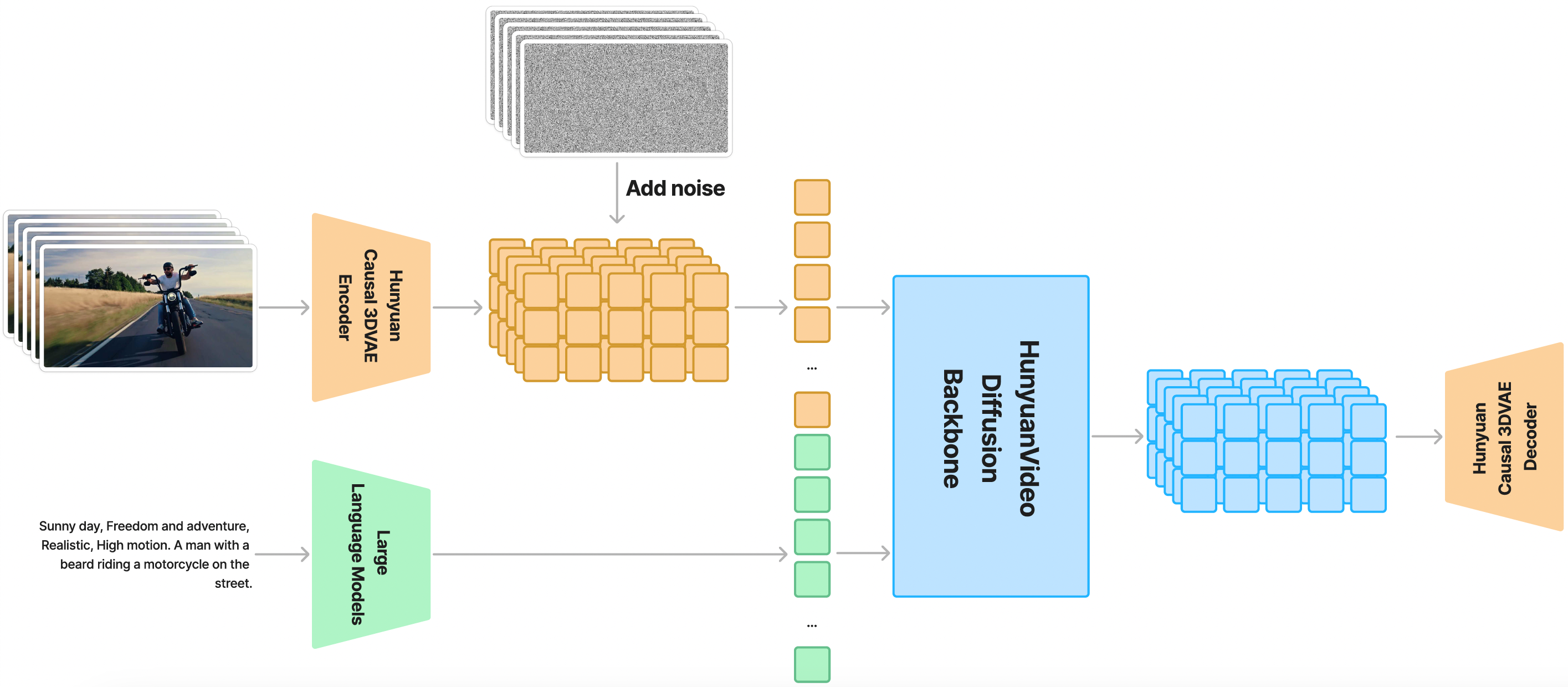 HunyuanVideo Overall Architecture