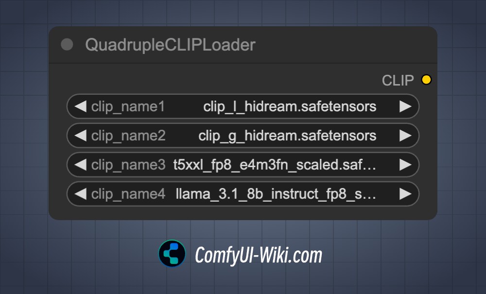 ComfyUI QuadrupleCLIPLoader