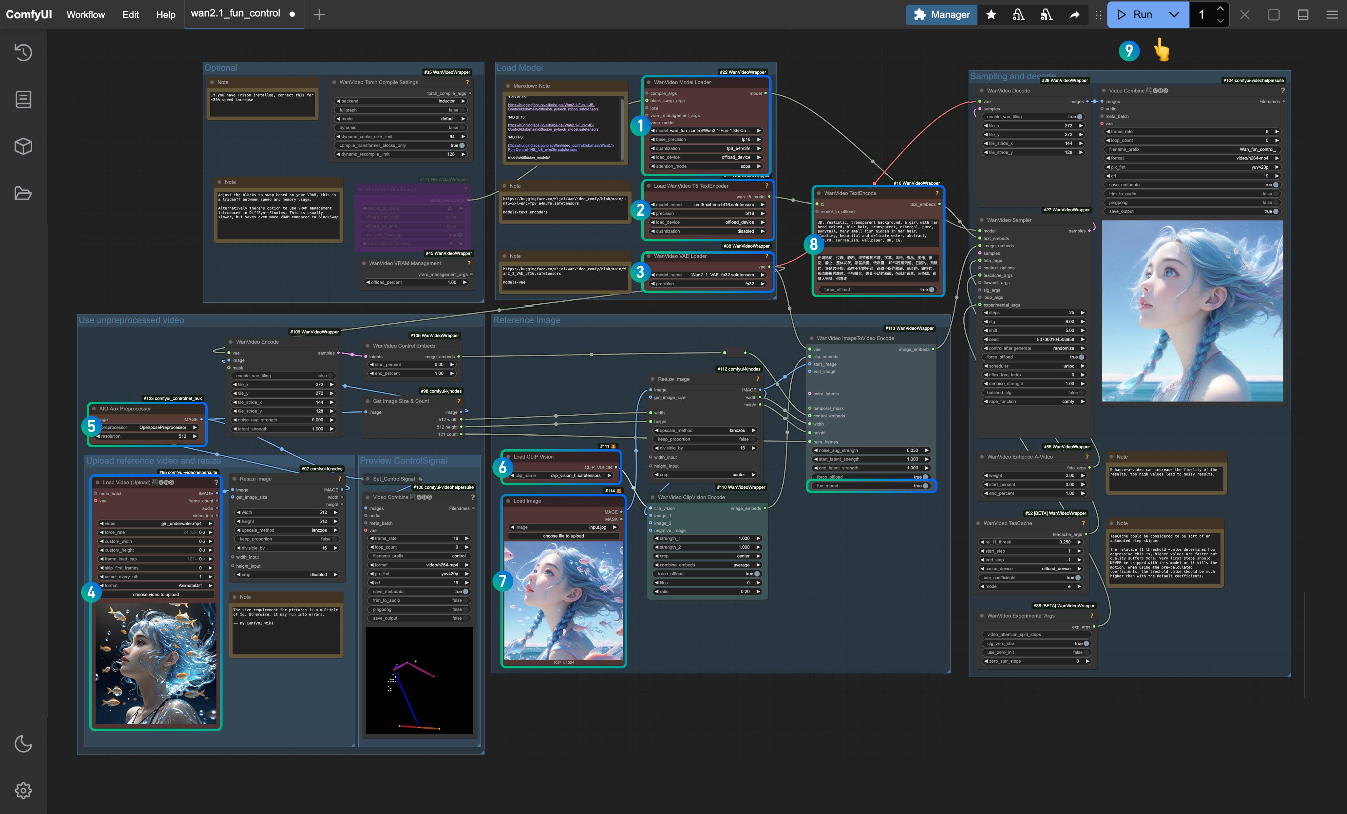 Wan_fun_control_i2v_flow_diagram