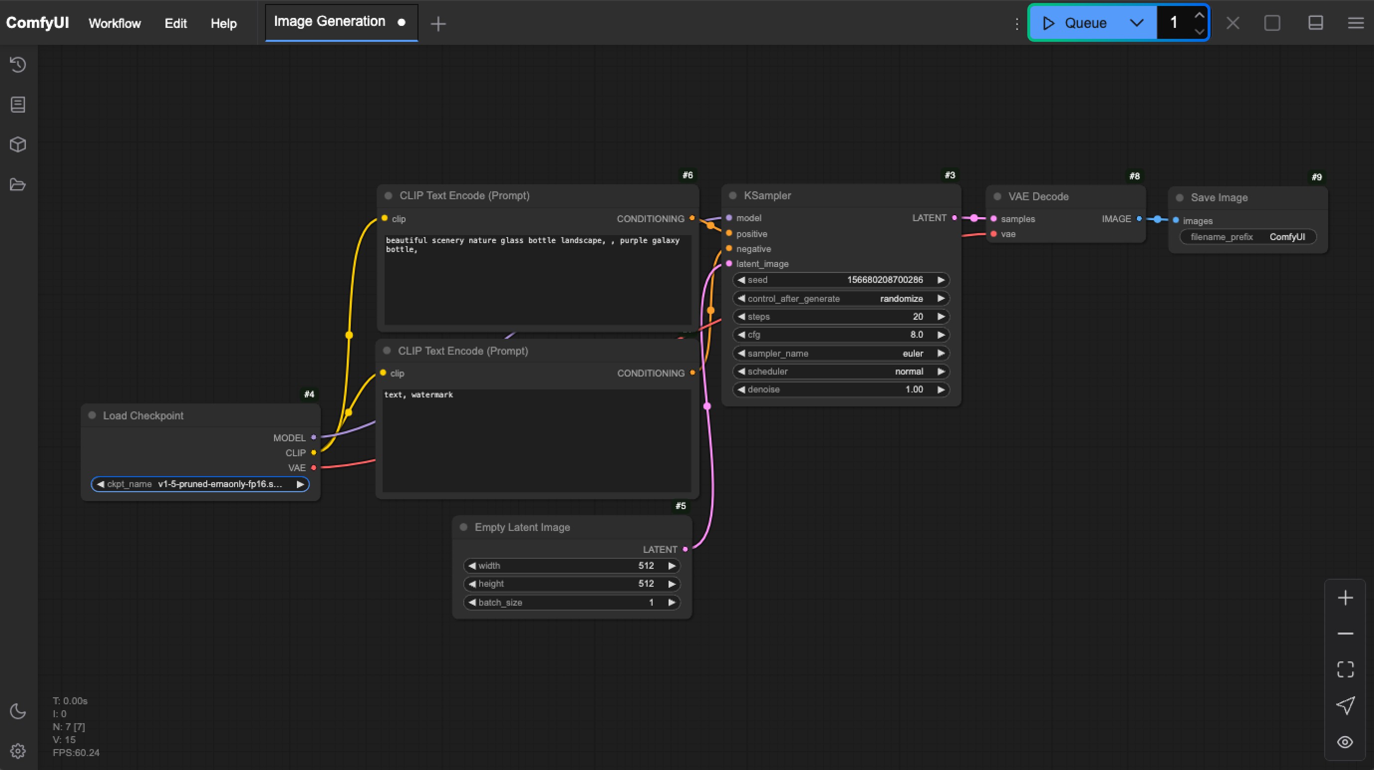 ComfyUI Main Interface