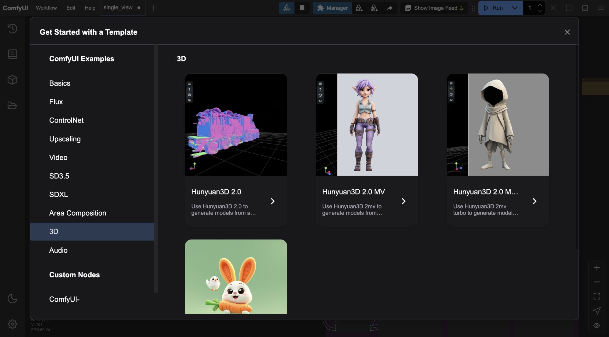 ComfyUI Native Workflow Template