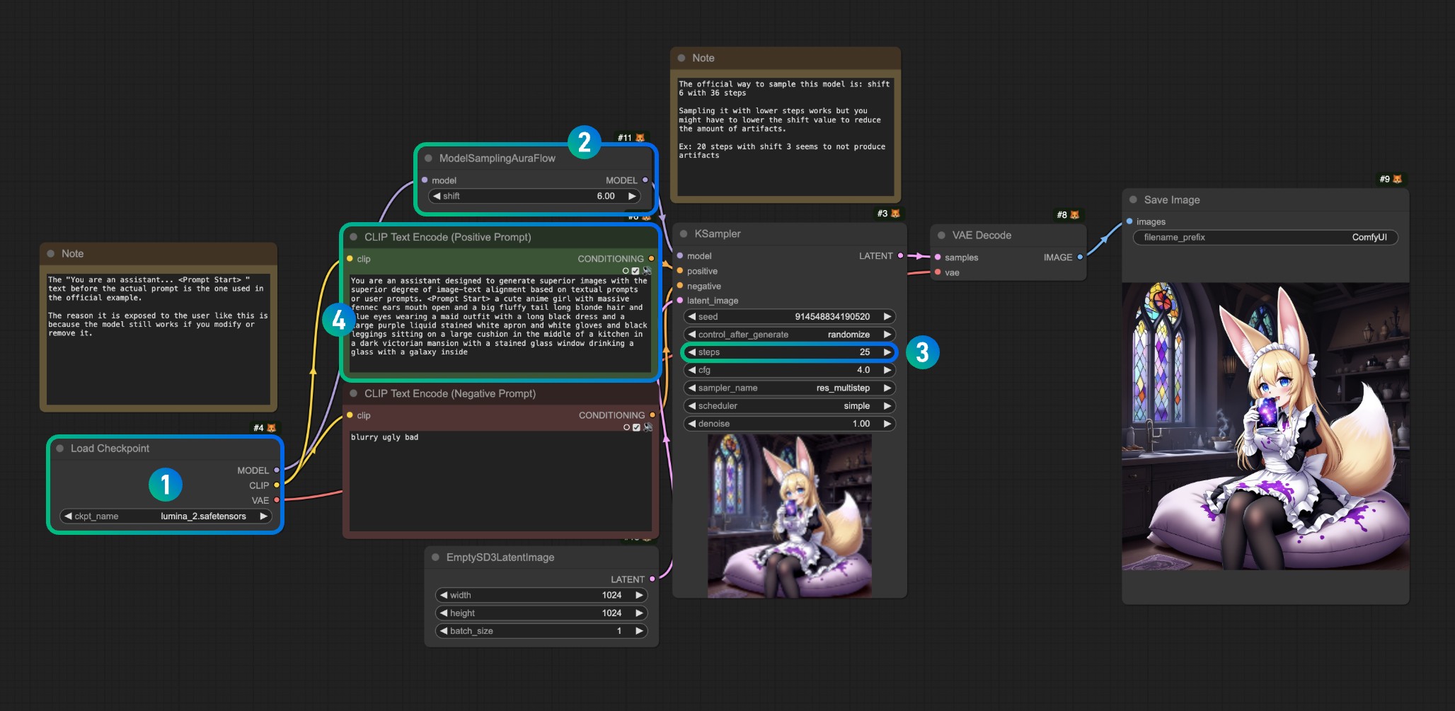 Lumina Image 2.0 Workflow Instructions