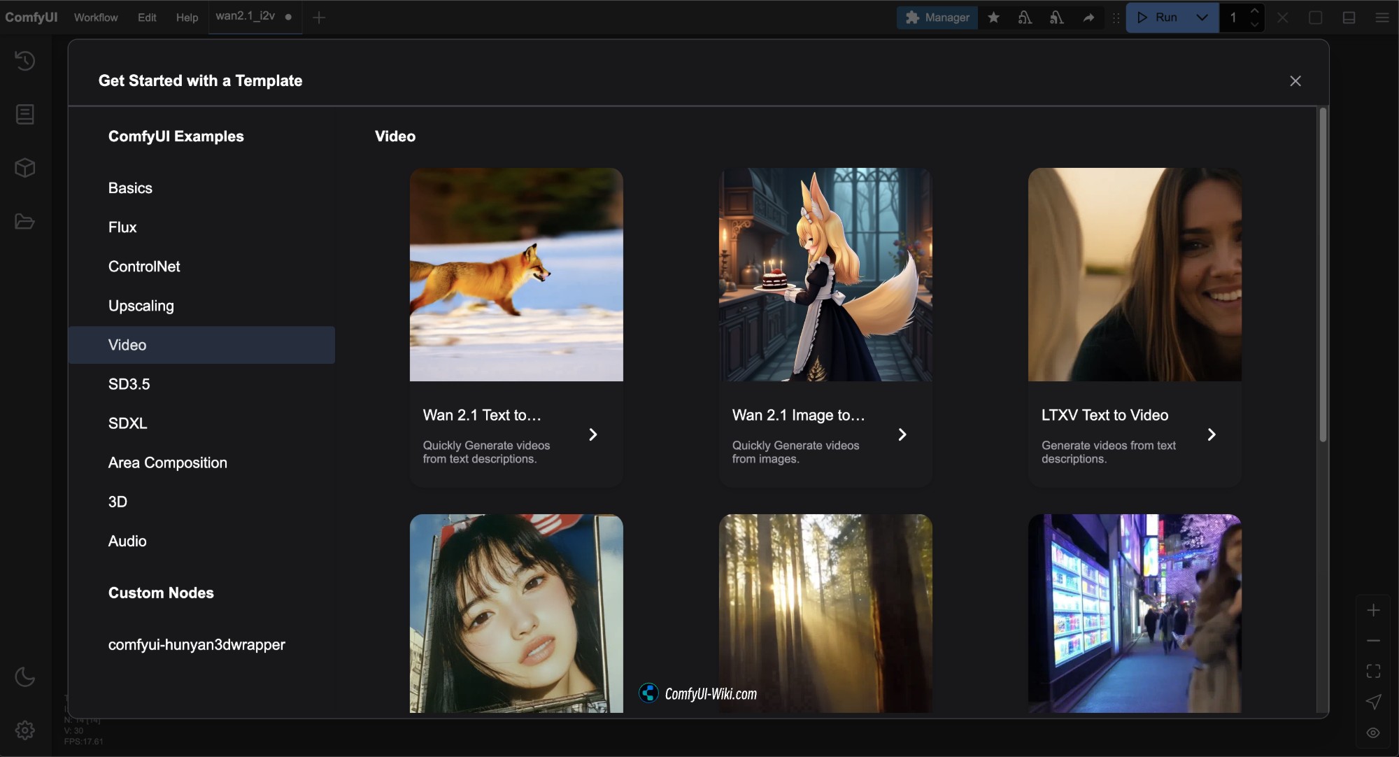 Wan2.1 Workflow Template